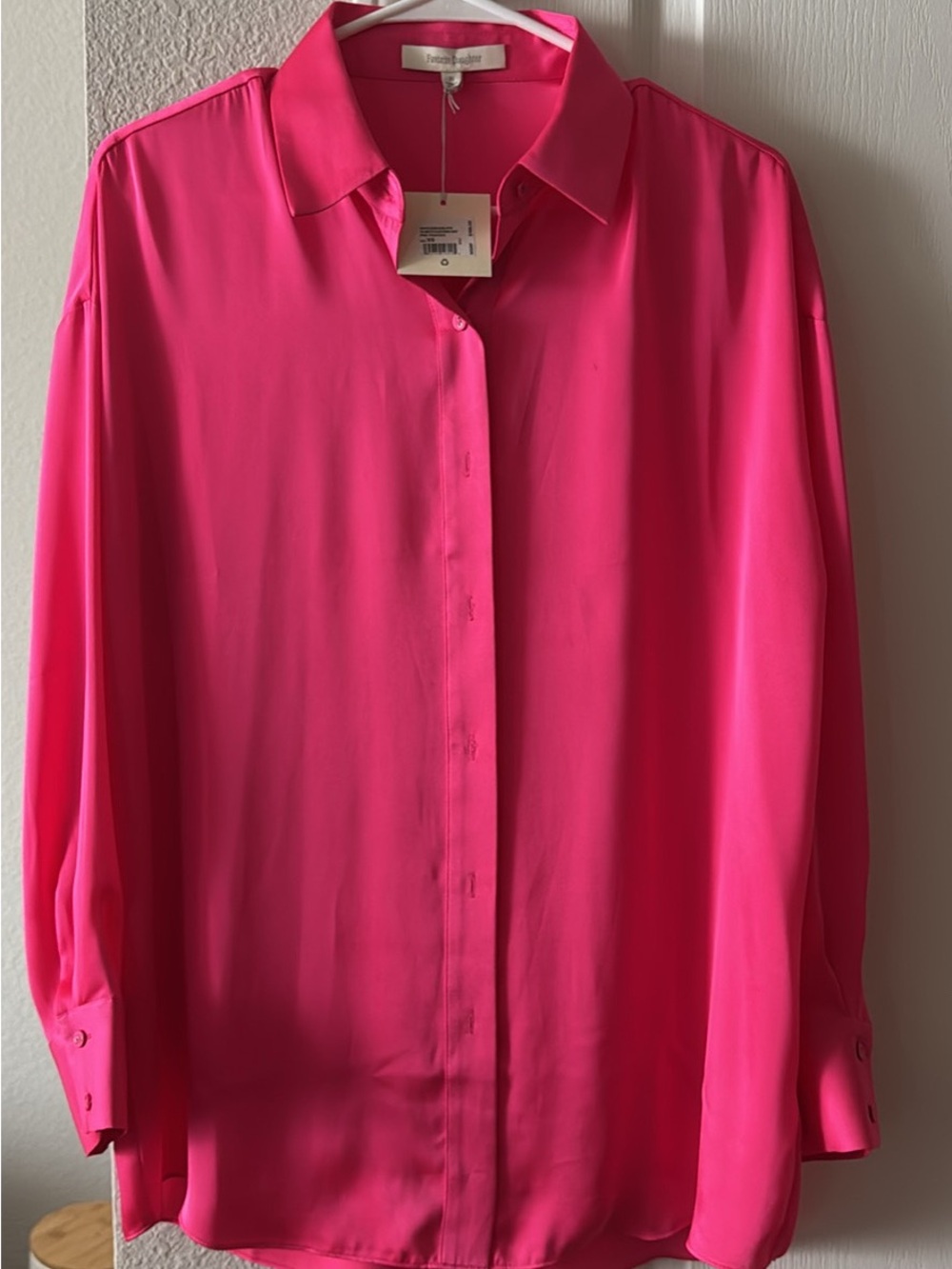 Favorite Daughter Pink Button-Up Shirt